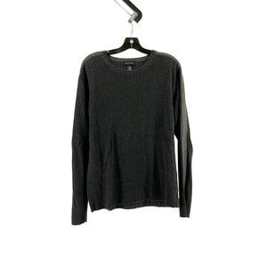 Calvin Klein Jeans Men's 100% Cotton Long Sleeve Sweater Shirt Gray Size XL